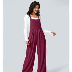 HALARA Wine Red Jumpsuit